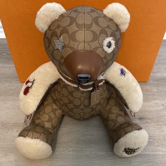 Coach Monogram Canvas Teddy Bear - Limited Edition - New York - Picture 4 of 12